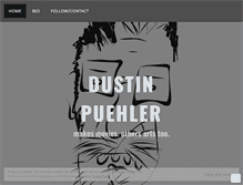 Tablet Screenshot of dustinpuehler.com